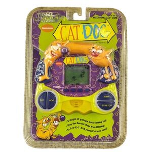 Vintage Tiger Electronics Nickelodeon‎ Cat Dog Handheld LCD Game New Sealed 1999